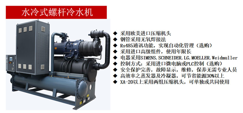 水冷式螺桿冷水機